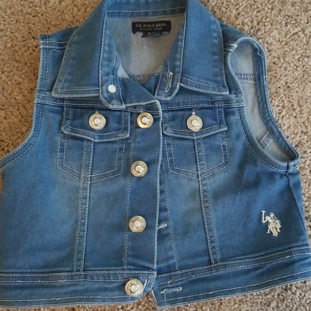 Girls levi vest